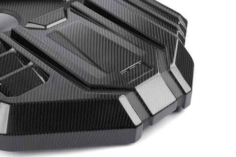 Dinan 21-27 BMW M2/M3/M4 (G80/G82/G87) Gloss Carbon Fiber Engine Cover w/Matte Accents - D590-0005