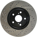 StopTech 02 Lexus ES 250/300/330/350 / 05-07 Toyota Avalon Slotted & Drilled Left Front Rotor - 127.44125L