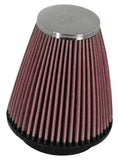 K&N Universal Chrome Filter 2.25 Inch Flange / 3.5 Inch Base / 2 Inch Top / 4 Inch Height - RC-1250