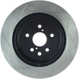 StopTech Power Slot 06-09 Lexus GS Series / 06-10 IS350 Rear Left Slotted Rotor - 126.44141SL