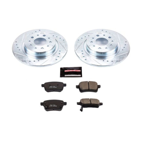 Power Stop 14-19 Fiat 500L Rear Z23 Evolution Sport Brake Kit - K6838