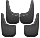 Husky Liners 07-13 Chevy Silverado 1500 LT / 07-14 Siverado 2500HD Front and Rear Mud Guards - Black - 56796