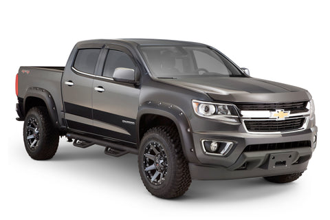Lund 15-17 Chevy Colorado Crew Cab Terrain HX Step Nerf Bars - Black - 34641225