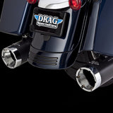 Vance & Hines HD Dresser 17-22 Monster Round Black Slip-On Exhaust - 46780