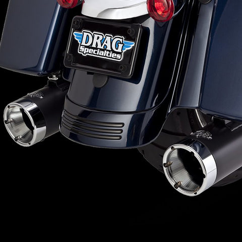 Vance & Hines HD Dresser 17-22 Monster Round Black Slip-On Exhaust - 46780