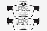 EBC 13+ Ford Fusion 1.6 Turbo Greenstuff Rear Brake Pads - DP22160