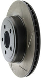StopTech Power Slot 05 Chrysler 300C 5.7L V8 w/ Vented Rear Disc Rear Left SportStop Slotted Rotor - 126.63062SL