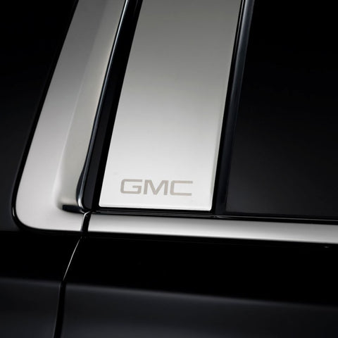 Putco 2020 GMC Sierra HD - GMC Etching - Crew Cab / Double Cab (6pcs) SS Pillar Posts - 402671GM-2