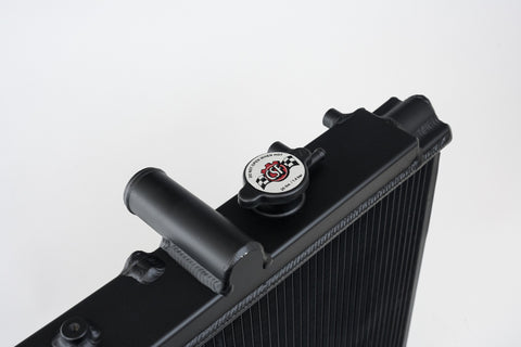 CSF 93-98 Toyota MK4 Supra Radiator - Black Finish - 2882B