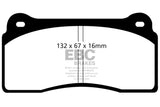 EBC 99-03 Aston Martin DB7 5.9 Orangestuff Front Brake Pads - DP91110