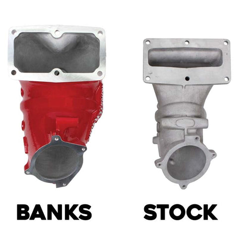 Banks Power 2007.5-2012 Ram 6.7L Monster-Ram Intake System Gen-2 w/Fuel Line - Red w/Heater System - 42797-PC