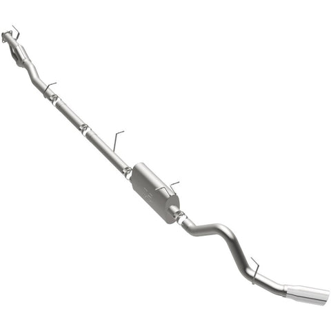 MagnaFlow Sys C/B 11-15 Ford Super Duty F250 6.2L EC CC, SS 3.5in Single Rear Pass Side Ext 5in Tip - 19174