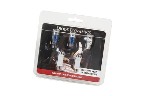 Diode Dynamics Wrangler JK 4dr Interior Kit Stage 1 - Blue - DD0365