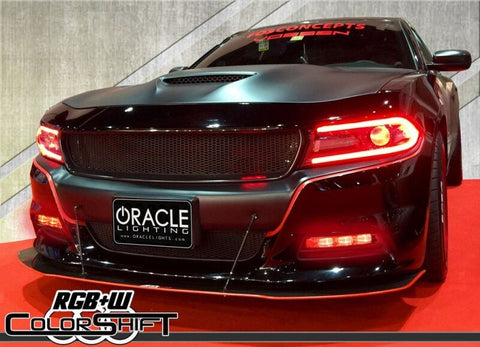 Oracle 15-21 Dodge Charger RGB+W Linear Fog Light Upgrade Kit - ColorSHIFT+W - 1344-339