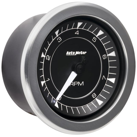 Autometer Chrono 3-3/8in 10k RPM In Dash Tachometer Gauge - 8197