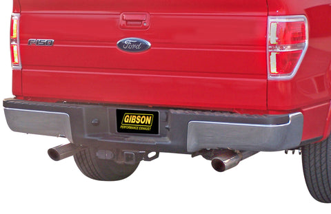 Gibson 11-13 Ford F-150 FX2 3.5L 2.5in Cat-Back Dual Split Exhaust - Stainless - 69540