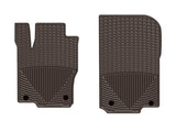 WeatherTech 2016+ Mercedes-Benz GLE-Class Front Rubber Mats - Cocoa - W257CO