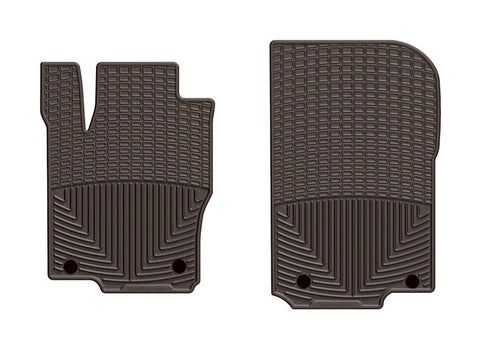 WeatherTech 2016+ Mercedes-Benz GLE-Class Front Rubber Mats - Cocoa - W257CO