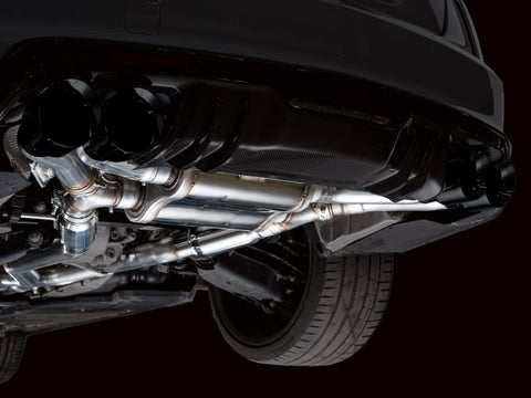 AWE Tuning 22-26 Cadillac CT5-V Blackwing SwitchPath Exhaust - Diamond Black Tips - 3025-43562