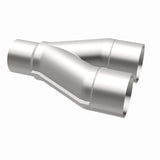 MagnaFlow Universal Trans Y-Pipe All SS 4inch (Dual) 3.5inch (Single) x 13inch (Overall) - 10800