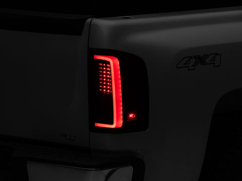 Raxiom 07-13 Chevy Silverado 1500 G2 LED Tail Lights- Black Housing (Clear Lens) - S112711