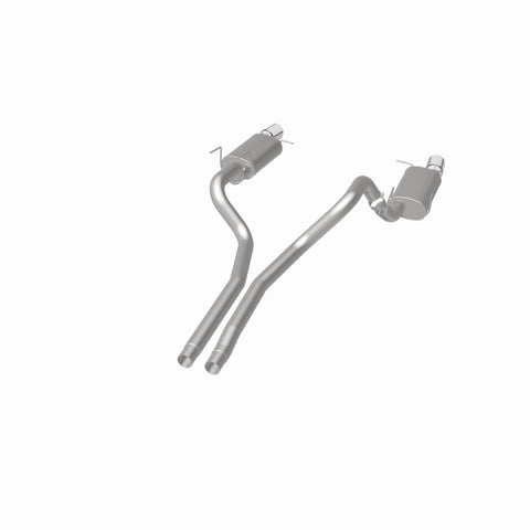 MagnaFlow 13 Ford Mustang Dual Split Rear Exit Stainless Cat Back Performance Exhaust (Street) - 15149