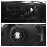 xTune Ford F250 F350 F450 Superduty Excursion 99-04 Headlights Black Smoked HD-JH-FF25099-HA-BSM - 9033001