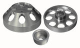 Torque Solution Lightweight WP/Crank/Alt Pulley Combo (Silver): Hyundai Genesis Coupe 3.8 2010+ - TS-GEN-006S