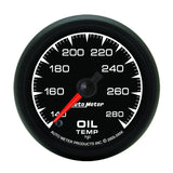 Autometer ES 52.4mm 140-280 Degree F Oil Temperature Gauge - 5956
