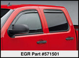 EGR 07+ Chev Silverado/GMC Sierra Ext Cab In-Channel Window Visors - Set of 4 (571501) - 571501