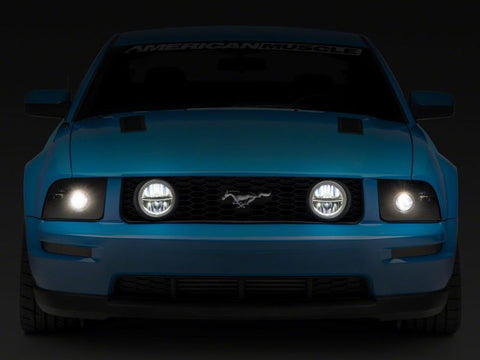 Raxiom05-09 Ford Mustang GT Axial Series LED Halo Fog Lights - 398333