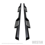 Westin 04-13 Chevy Silverado 1500 Crew Cab HDX Stainless Drop Nerf Step Bars - Textured Black - 56-119552
