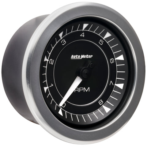 Autometer Chrono 3-3/8in 10k RPM In Dash Tachometer Gauge - 8197