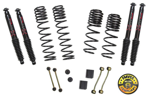 Skyjacker 2018 Jeep Wrangler JL 4 Door 4WD (Rubicon) Long Travel 2 Stage 2in-2.5in Coil System - JL25RBPBLT