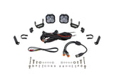 Diode Dynamics SS3 LED Bumper 1 1/2 In Roll Bar Kit Sport - White Combo (Pair) - DD7655