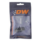 DeatschWerks 6AN ORB Male to 6AN ORB Male Swivel Adapter - Anodized Matte Black - 6-02-0423-B