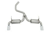 Gibson 14-21 Jeep Cherokee 3.2L 2.5in/2.25in Black Elite Cat-Back Dual Split Exhaust - Stainless - 617208B