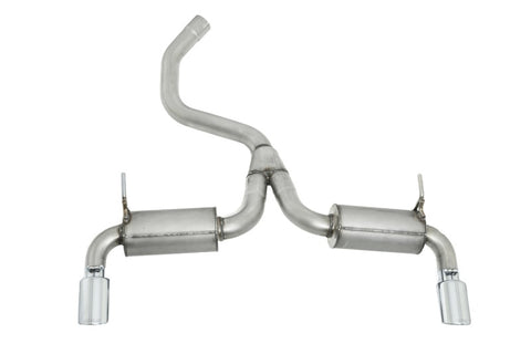 Gibson 14-21 Jeep Cherokee 3.2L 2.5in/2.25in Black Elite Cat-Back Dual Split Exhaust - Stainless - 617208B
