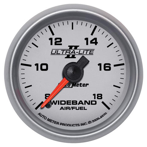 Autometer Ultra-Lite II 2 1/16in 8:1-18:1 AFR Analog Wideband FSE Air/Fuel Ratio Gauge - 4970