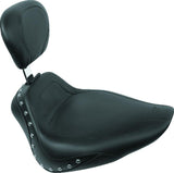 Mustang 02-09 Honda VTX1300 Retro, S & T Wide Touring 2PC Seat - Black - 75907