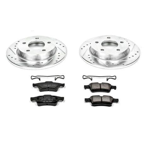 Power Stop 04-05 Mazda 3 Rear Z23 Evolution Sport Brake Kit - K124