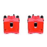 Power Stop 04-11 Ford F-150 Rear Red Calipers w/o Brackets - Pair - S4858