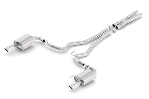 Borla Atak S Cat-Back 15-17 Ford Mustang GT 5.0L V8 MT/AT 2.5in pipe 4in tip - 140591