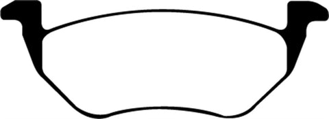 EBC 05-09 Ford Escape 2.3 Hybrid Greenstuff Rear Brake Pads - DP61710