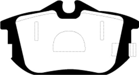 EBC 99-04 Volvo S40 1.9 Turbo T4 (200 BHP) Greenstuff Rear Brake Pads - DP21076