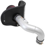 K&N 12 Chevy Sonic 1.4L Silver Typhoon Performance Intake - 69-4524TS