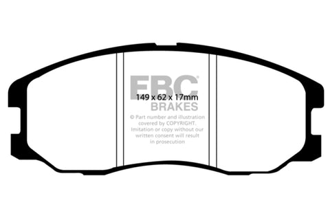EBC 07-09 Chevrolet Equinox 3.4 Ultimax2 Front Brake Pads - UD1264