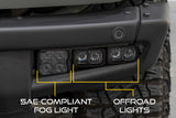 Diode Dynamics 21-Up Ford Bronco Stage Series Fog Pocket Kit - Yellow Sport - DD7179