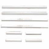 Putco 14-18 Chevy Silv LD - Double Cab w/ CHEVROLET Etching (8pcs) SS Door Sills - 95172GM-1