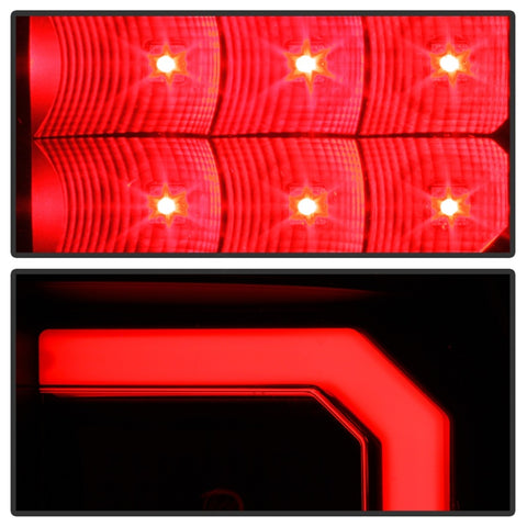 Spyder 04-09 Dodge Durango LED Tail Lights - Black ALT-YD-DDU04-LED-BK - 5086532